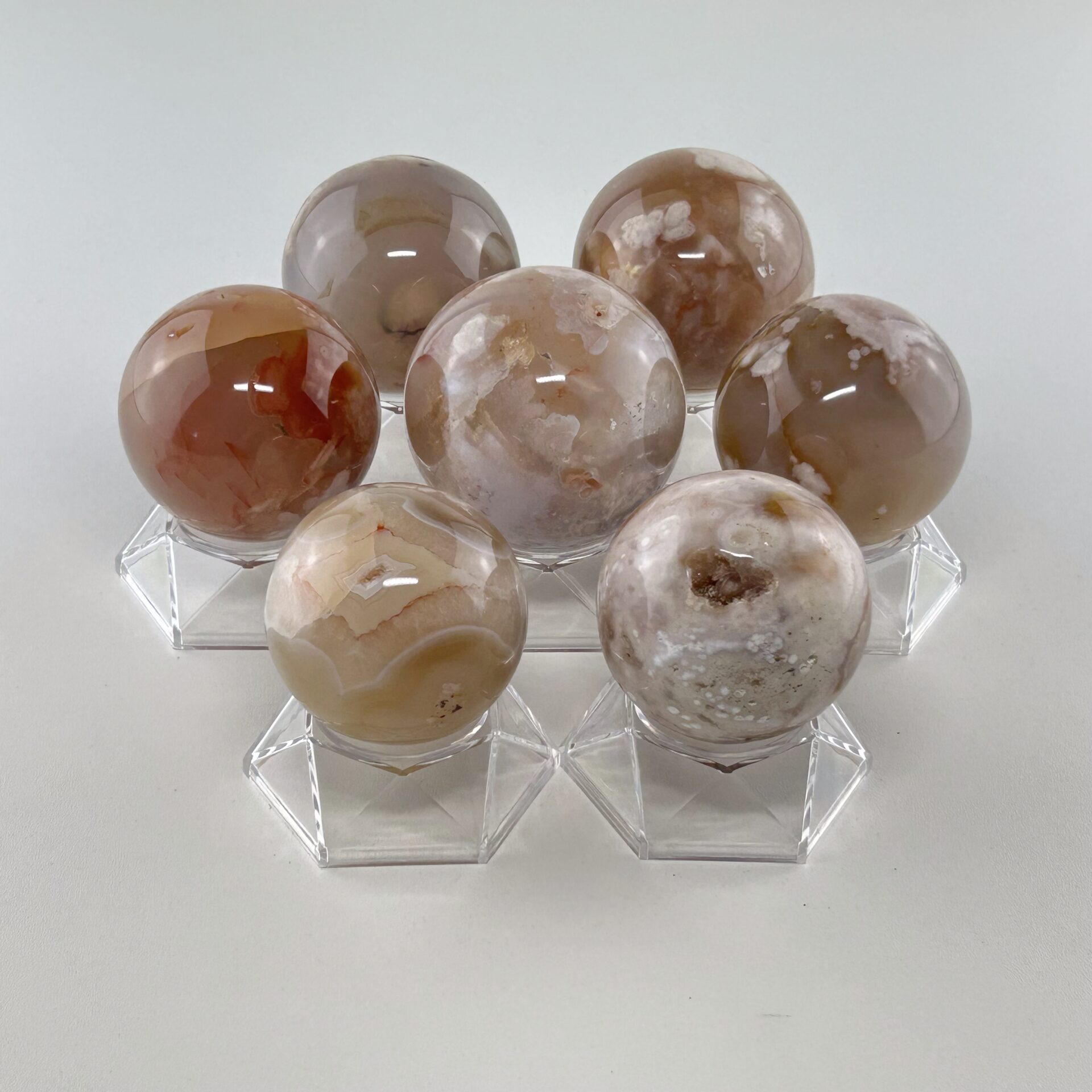 AGATE FLOWER SPHERE