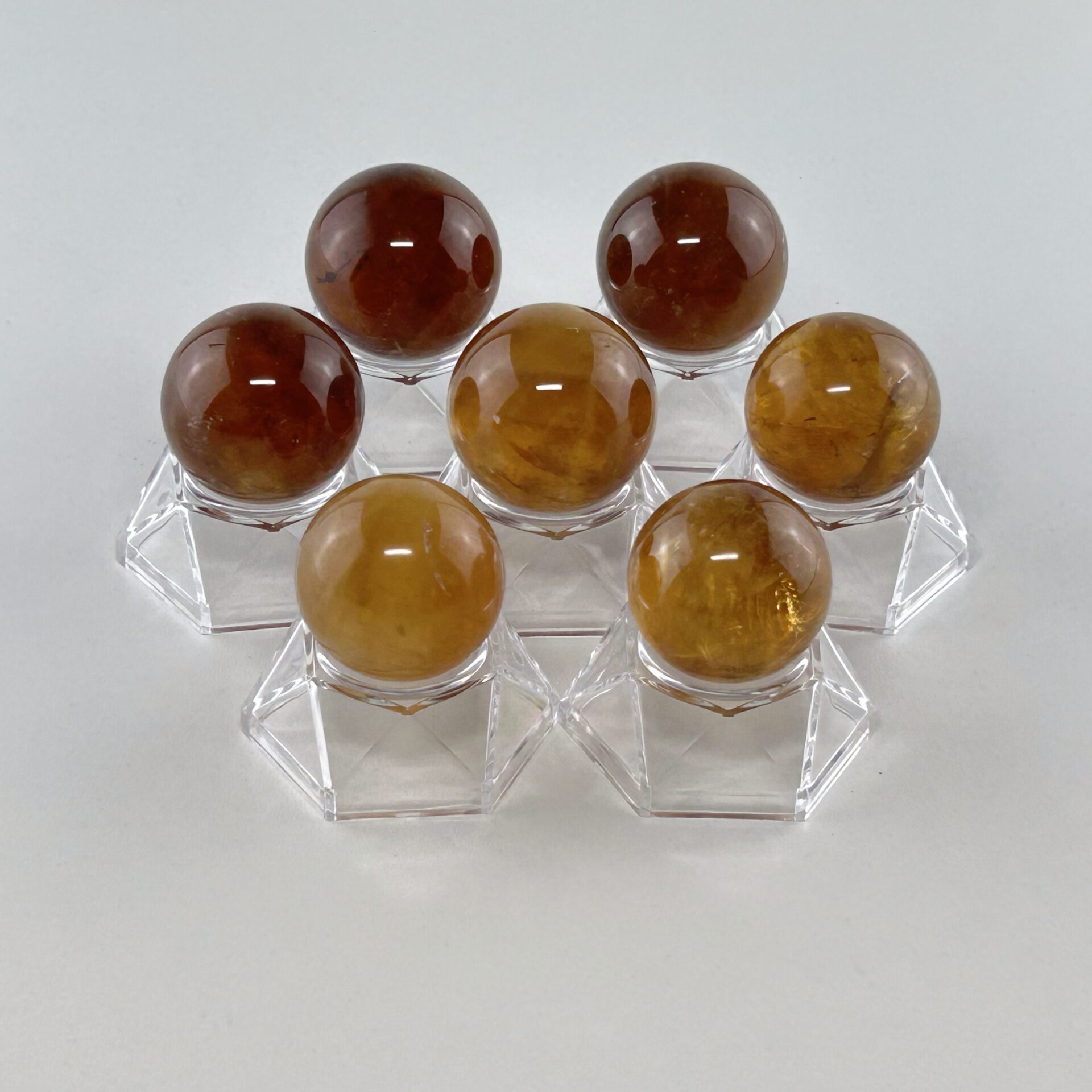 CALCIT optisch Gold Kugeln – Bild 2